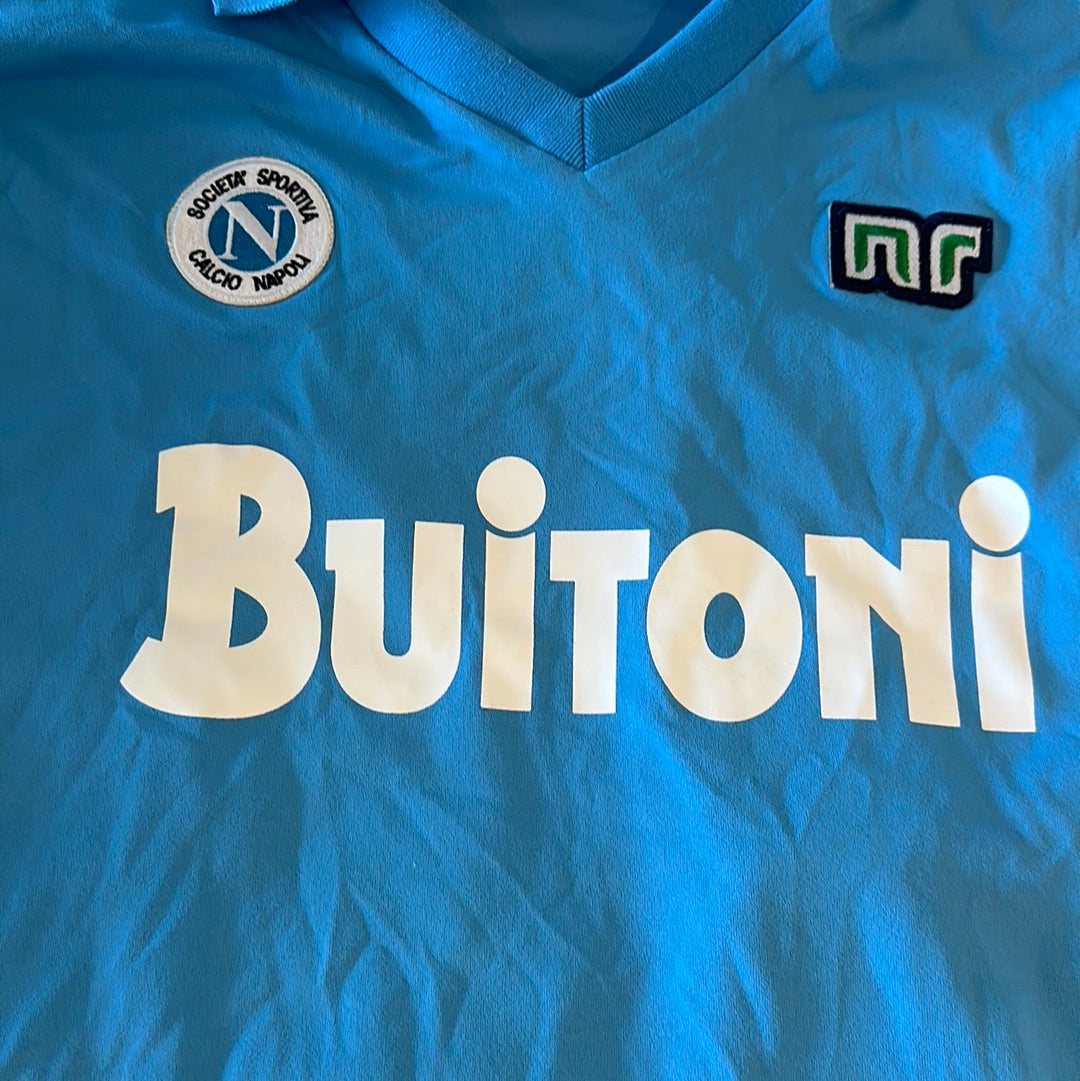 Diego Maradona Napoli #10 long sleeve vintage jersey.