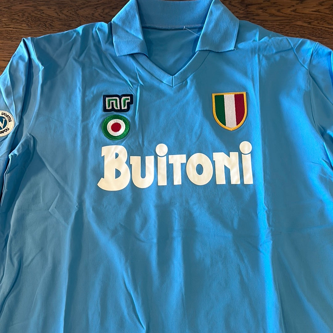 Diego Maradona Napoli #10 long sleeve vintage jersey.