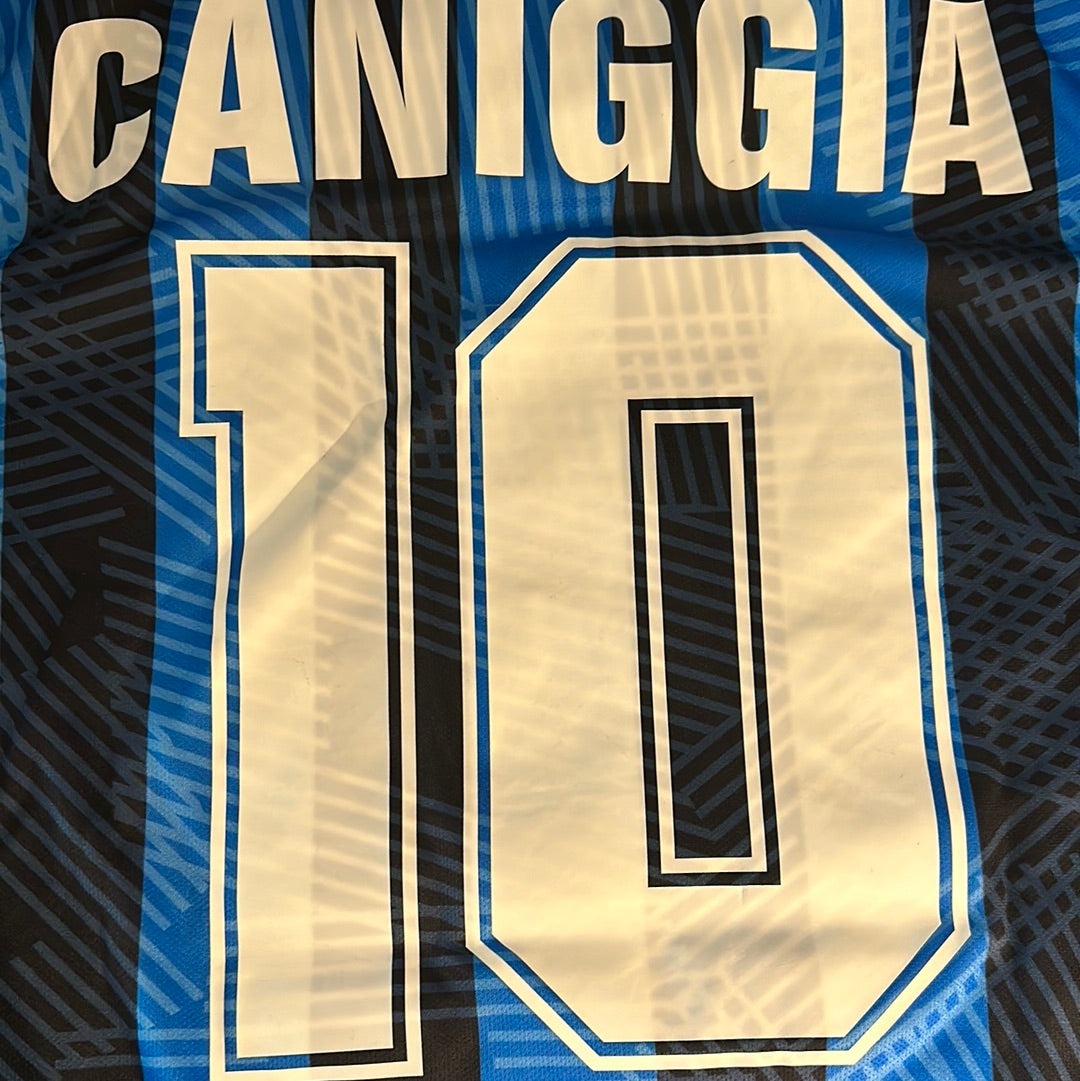 Claudio Caniggia #10 Atalanta jersey.