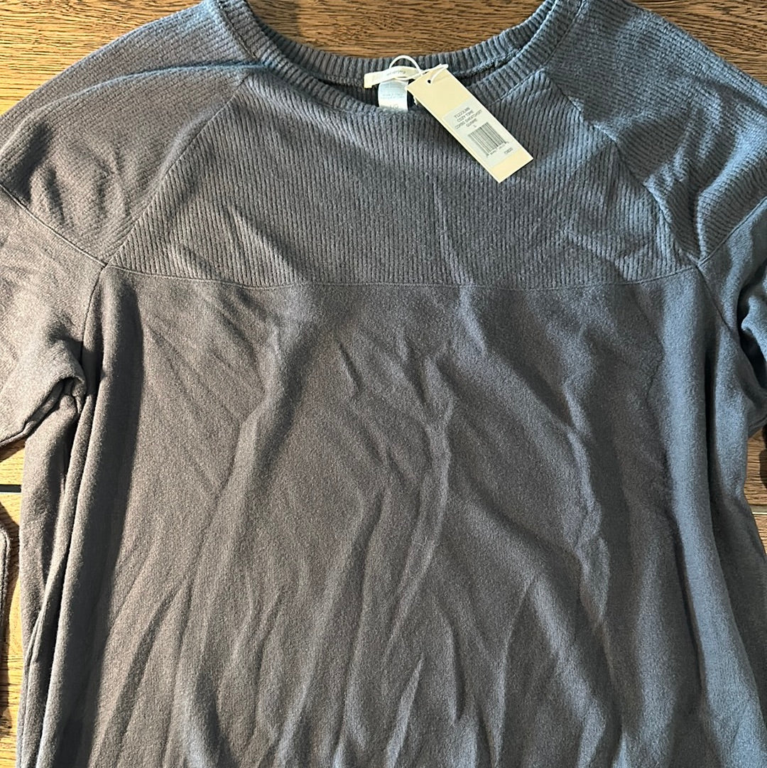 Eberjey Cozy Time Combo sweatshirt gunmetal