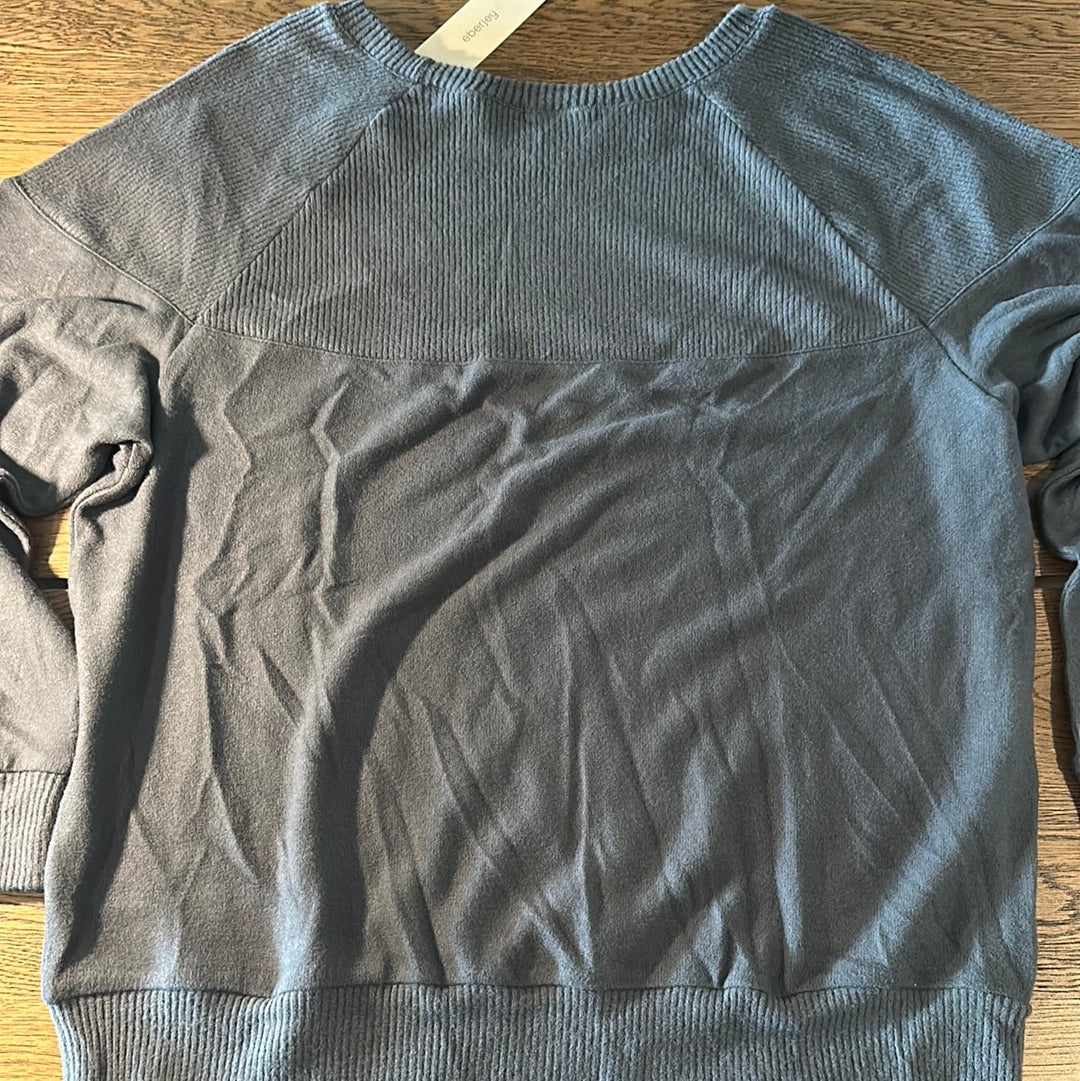 Eberjey Cozy Time Combo sweatshirt gunmetal