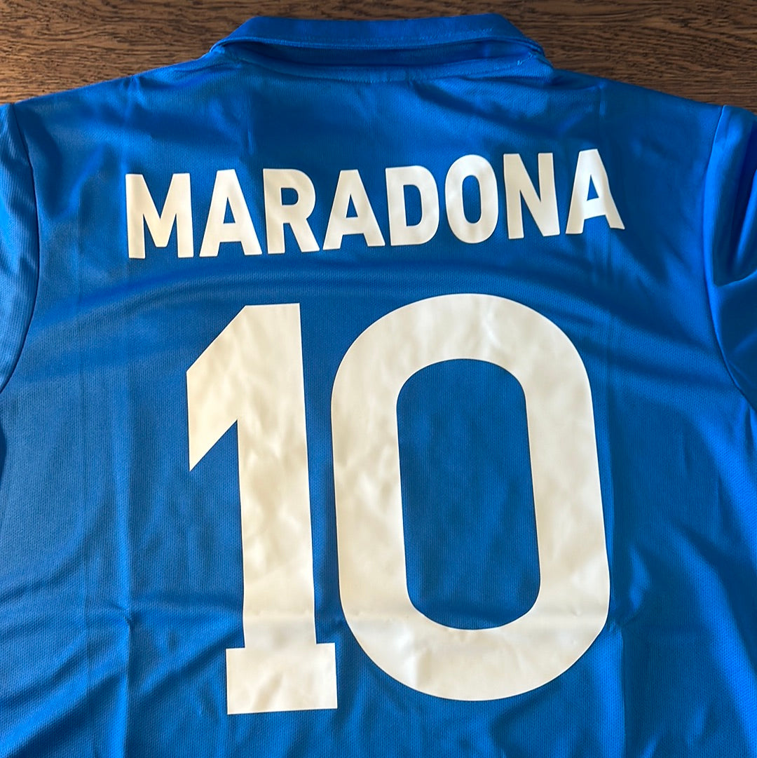 Diego Maradona Napoli #10 vintage jersey.