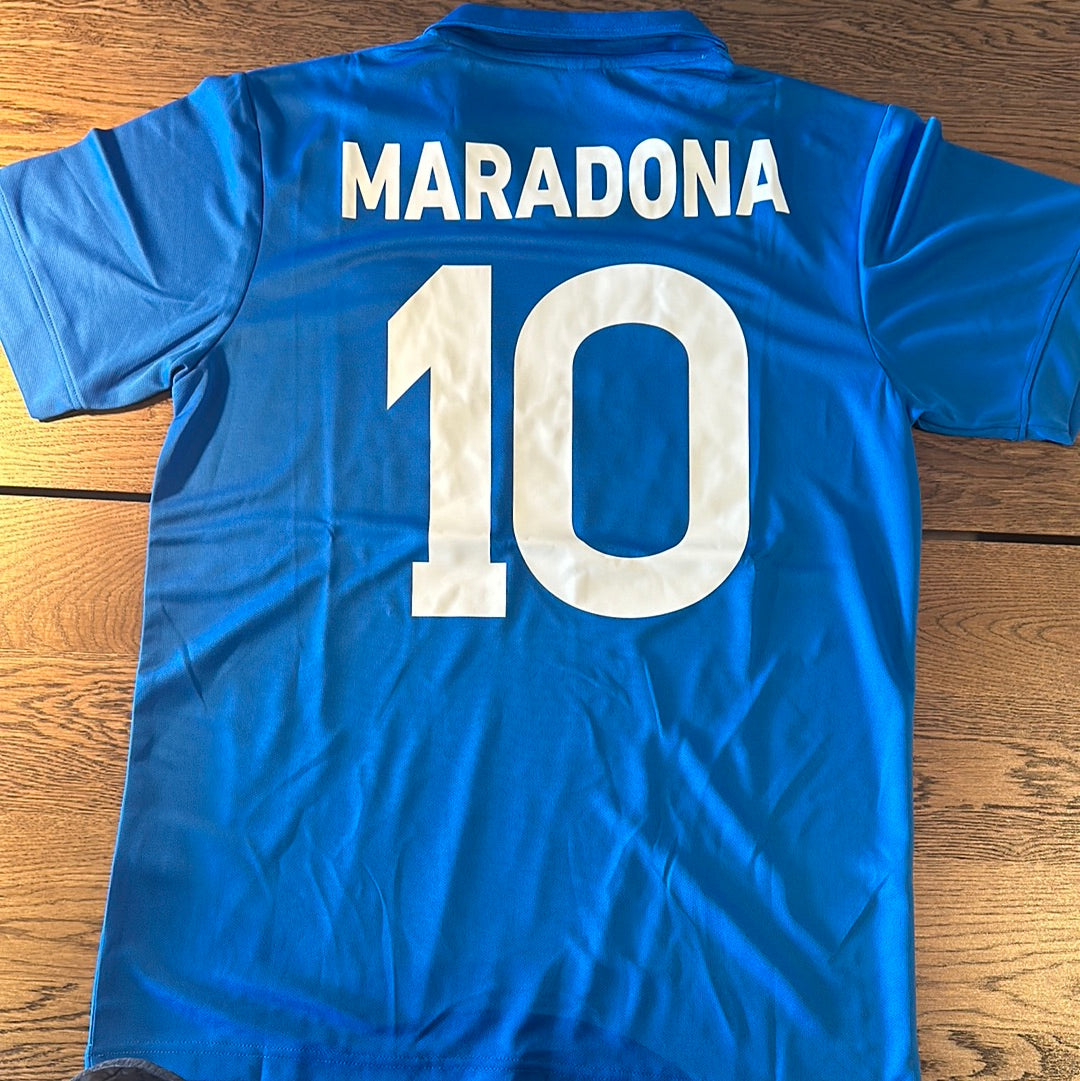 Diego Maradona Napoli #10 vintage jersey.