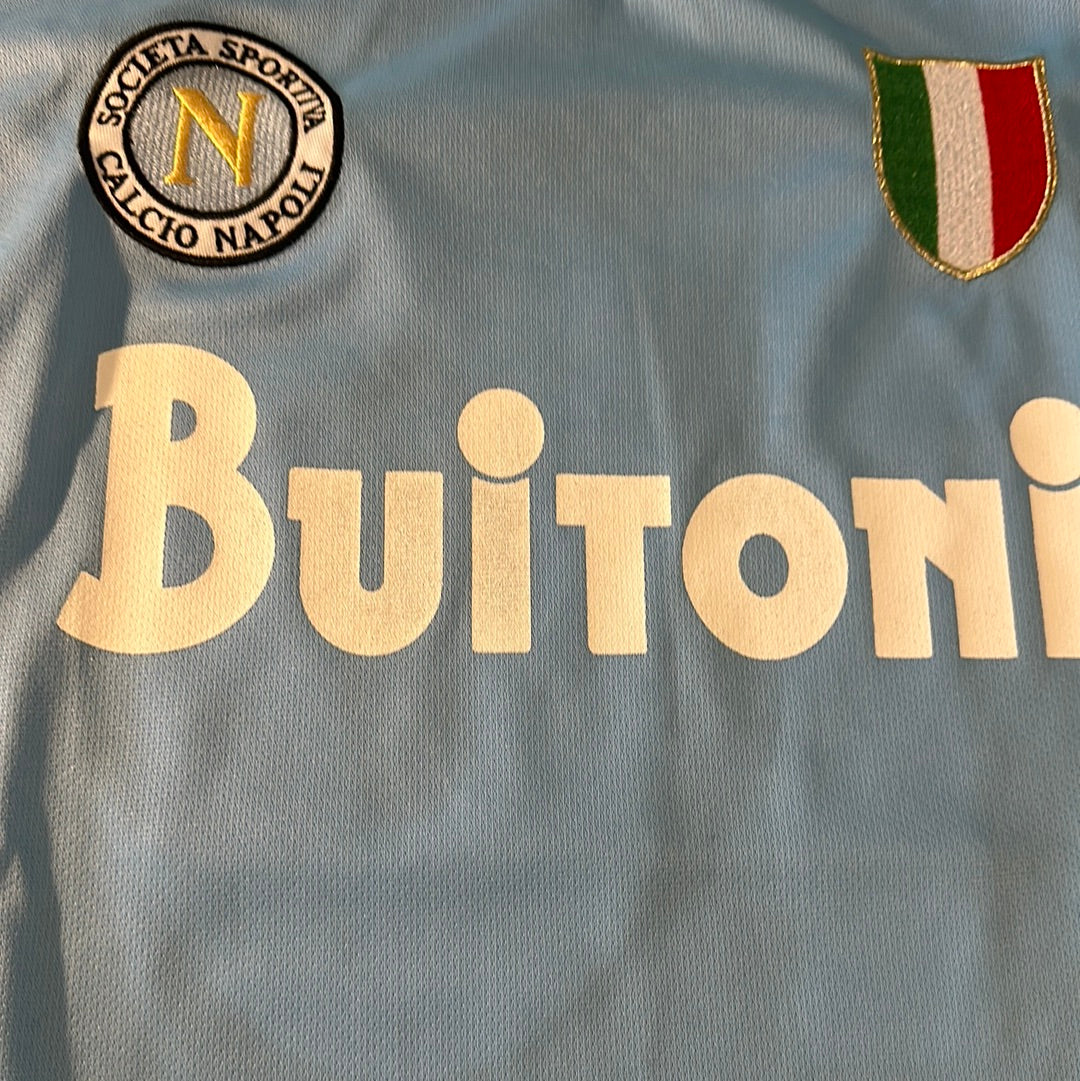 Diego Maradona Napoli #10 jersey.