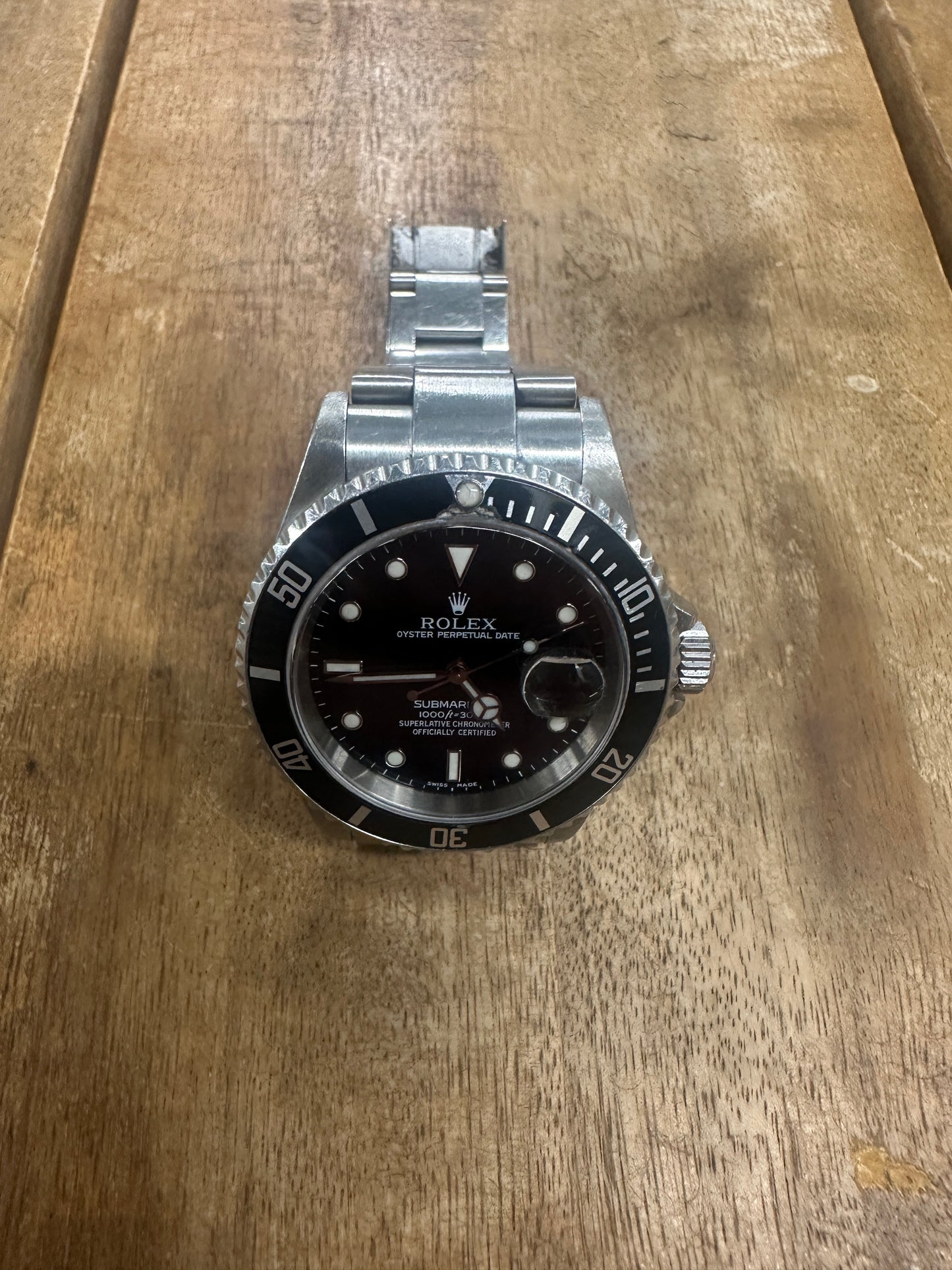 Rolex Submariner Date (reference 16610) stainless steel