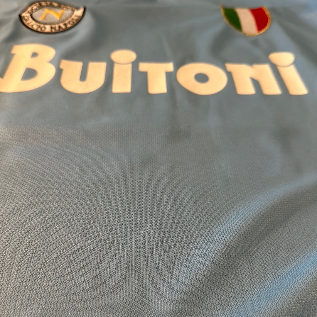 Diego Maradona Napoli #10 jersey.