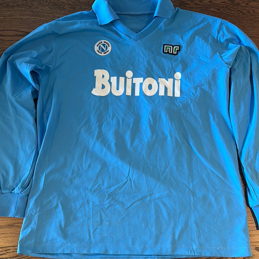 Diego Maradona Napoli #10 long sleeve vintage jersey.